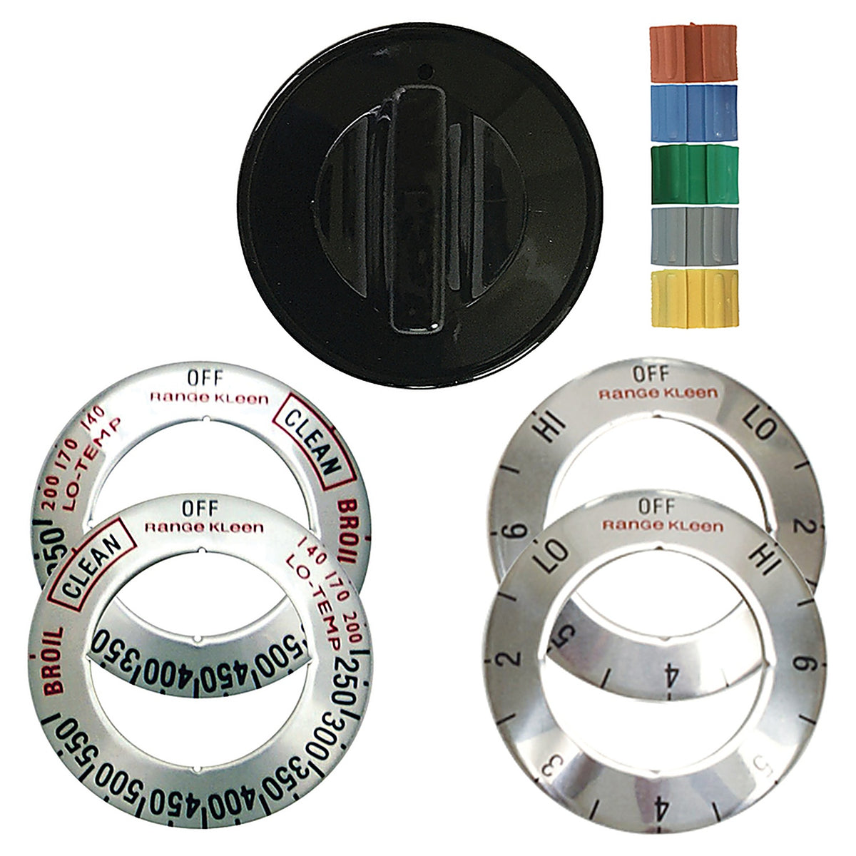 Range Kleen - 8111 - Plastic Replacement Knob Kit