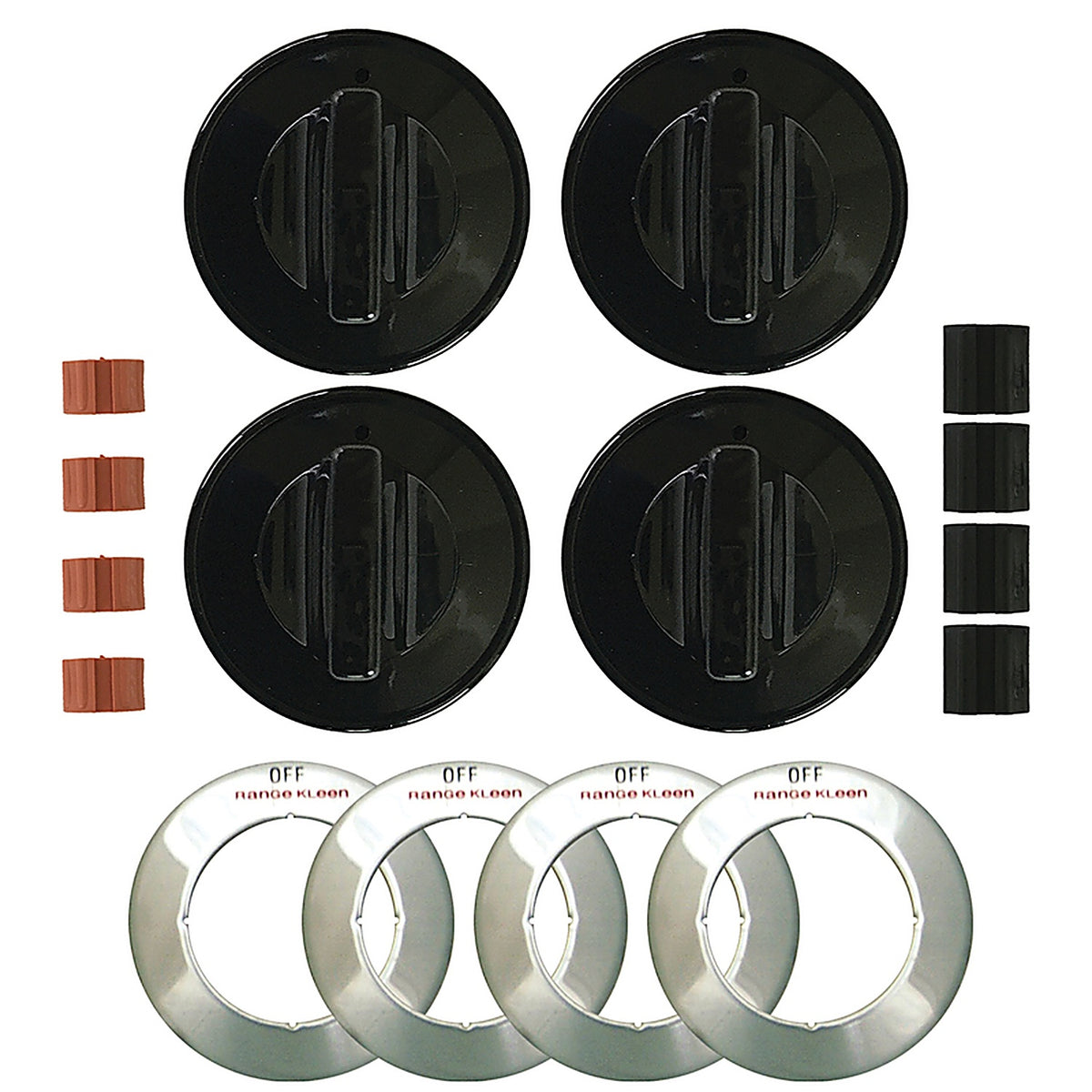 Range Kleen - 8214 - Plastic Replacement Knob Kit