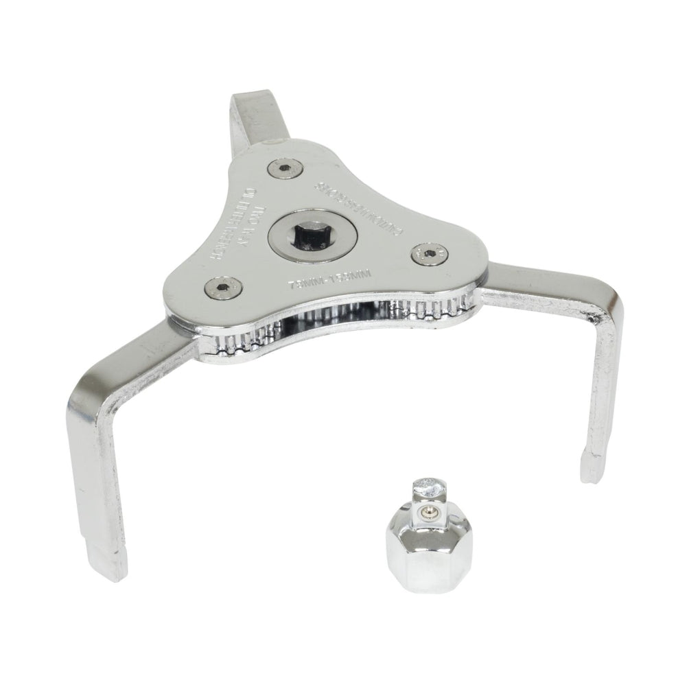 Lisle - 63890 - 73-153mm Heavy Duty 3 Jaw Wrench w/ Adapter