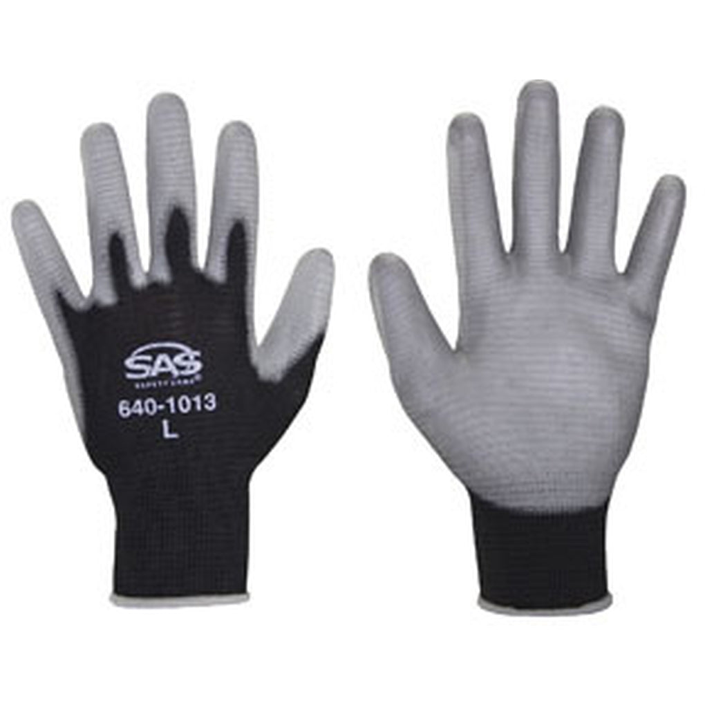 SAS Safety - 640-1022 - PawZ Polyurethane Coated Palm Gloves, Medium