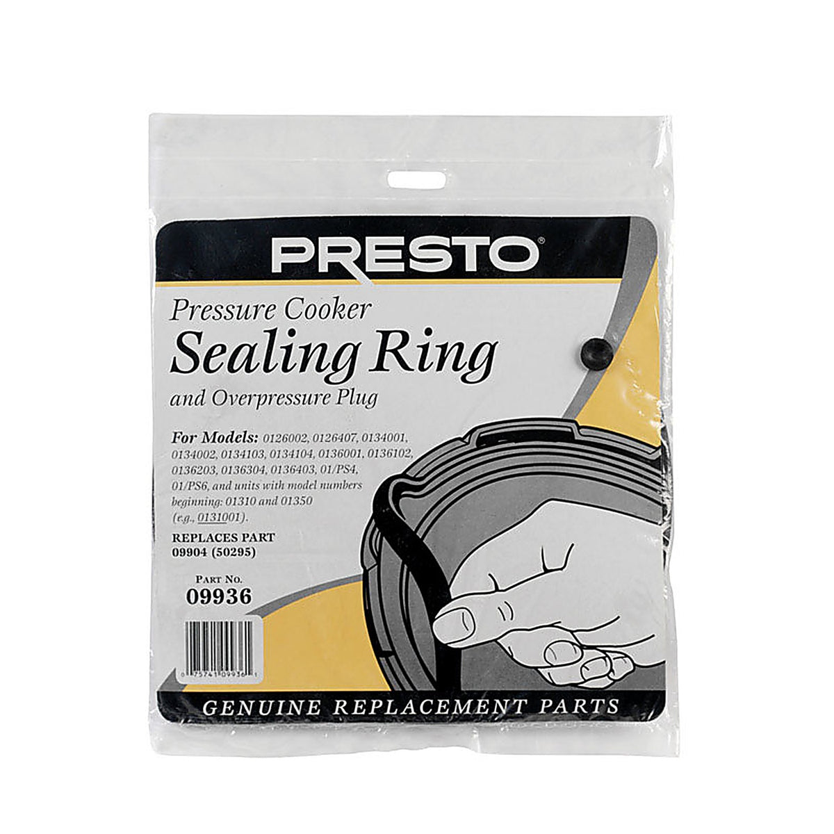 Presto - 09936 - Rubber Pressure Cooker Sealing Ring 6 qt