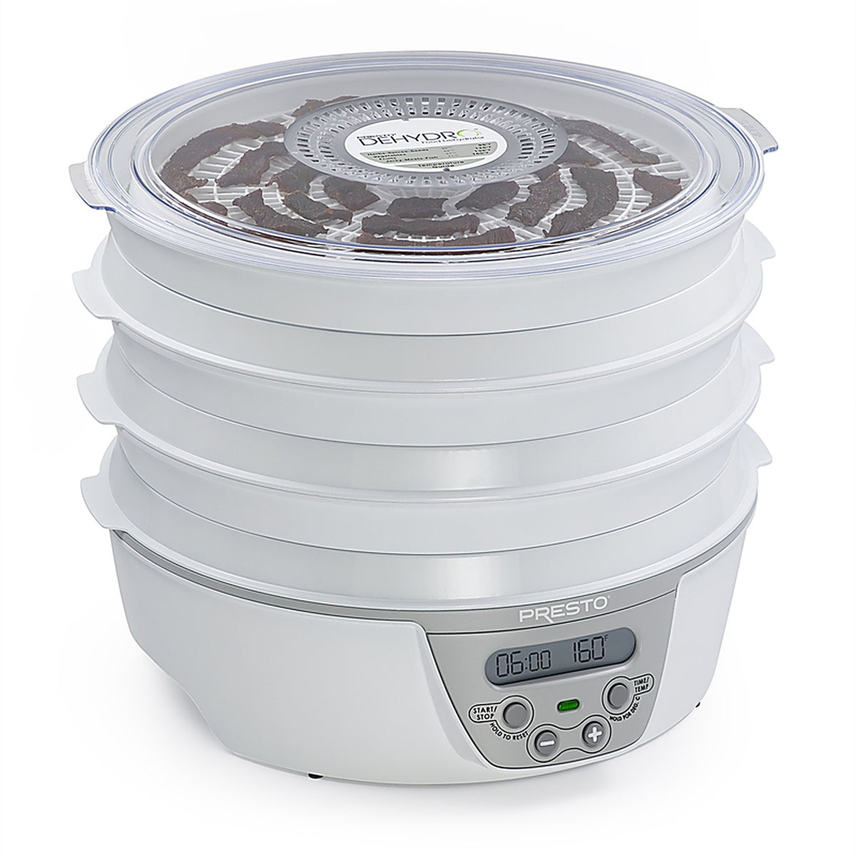 Presto - 06301 - Semi-Gloss White 12 qt Food Dehydrator