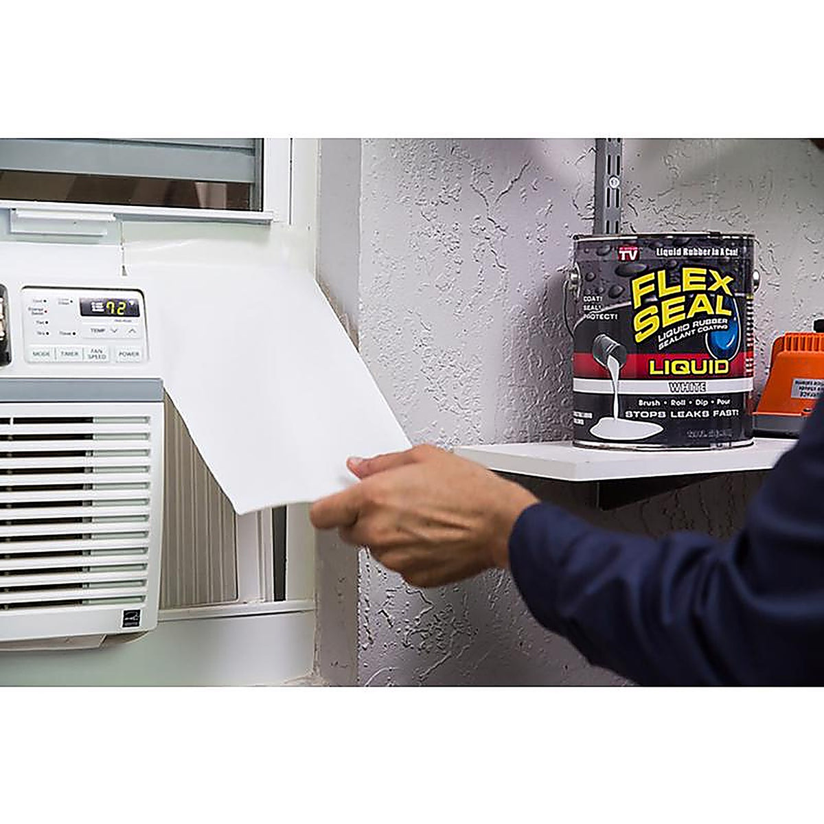 Flex Seal - TFSWHTR0805 - FLEX TAPE 8 in. W X 5 ft. L White Waterproof Repair Tape
