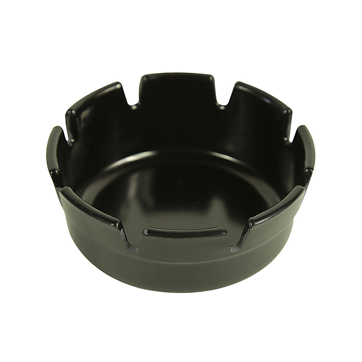 Fox Run - 6120 - Black Melamine Ashtray