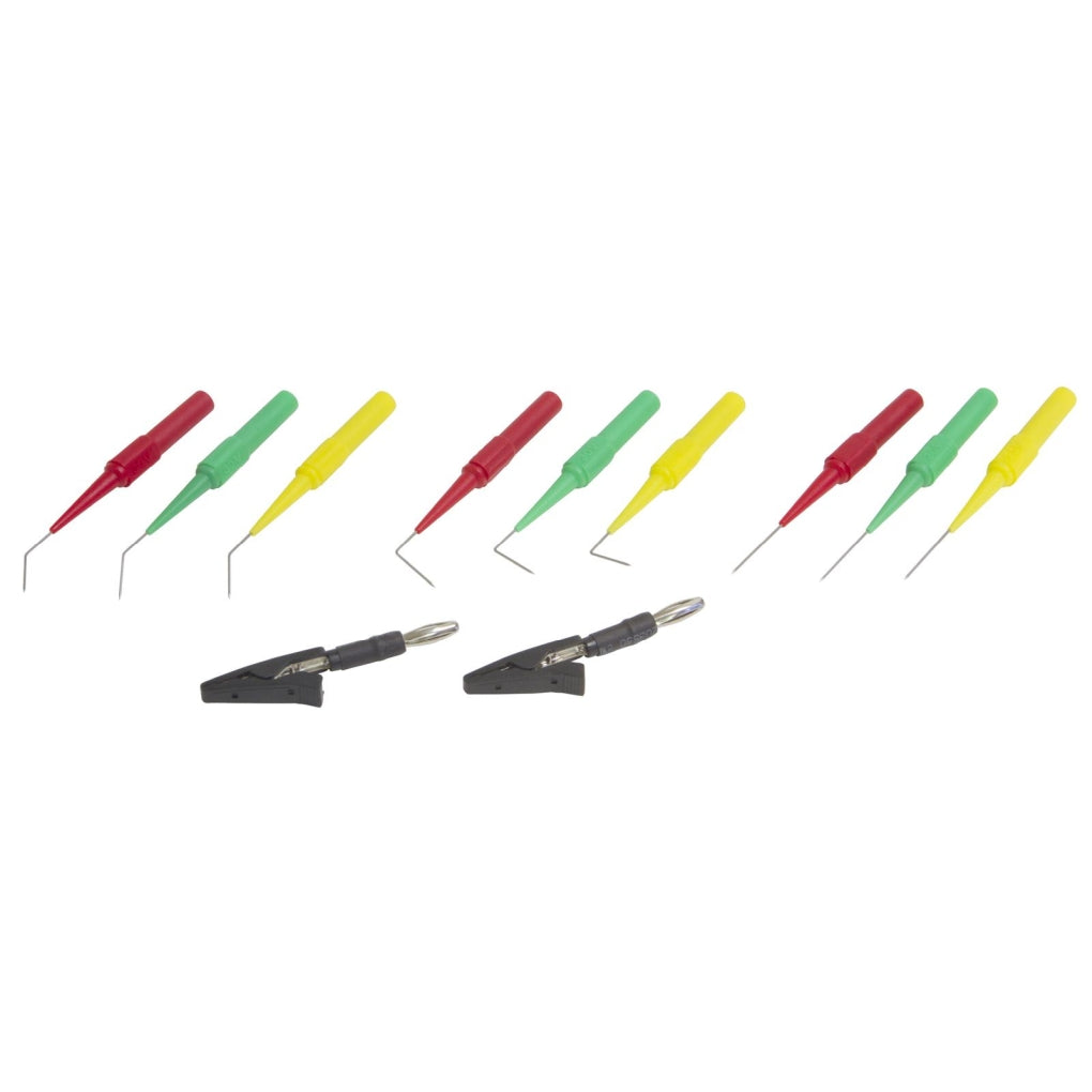 Lisle - 64750 - 11 Pc. Back Probe Pins and Alligator Clips Set