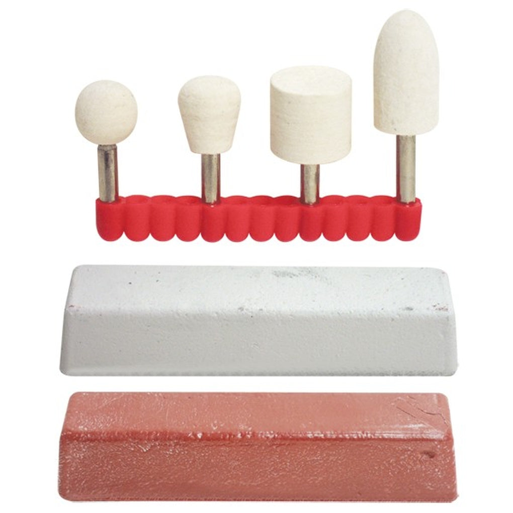 AES|6501|Felt Polishing Bob Set w/Rouge