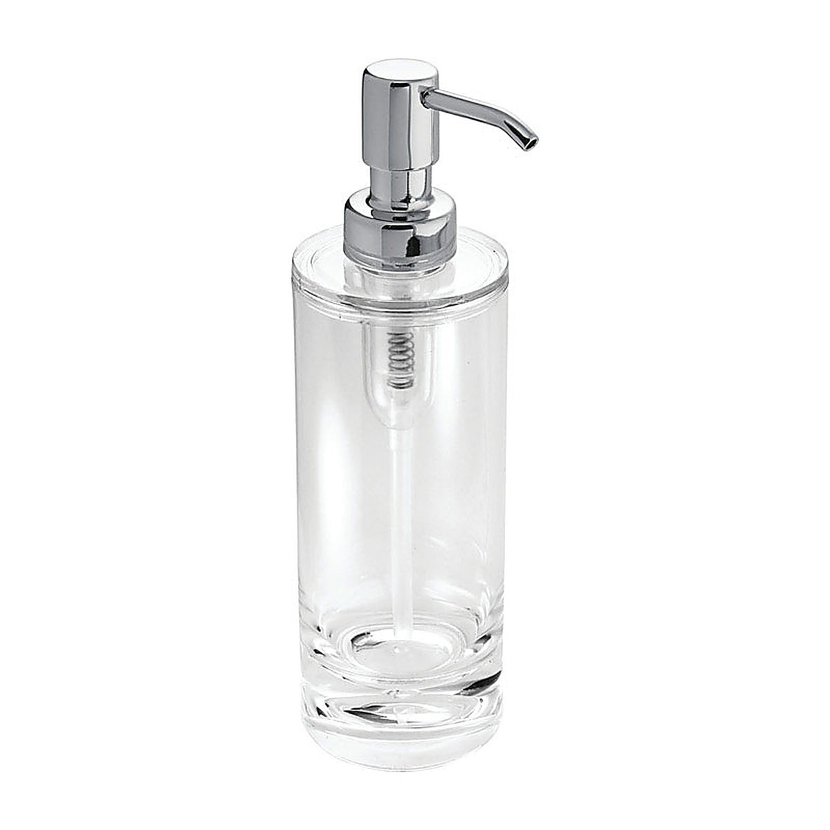 InterDesign - 55220 - Eva Chrome Clear/Silver Acrylic Soap Pump