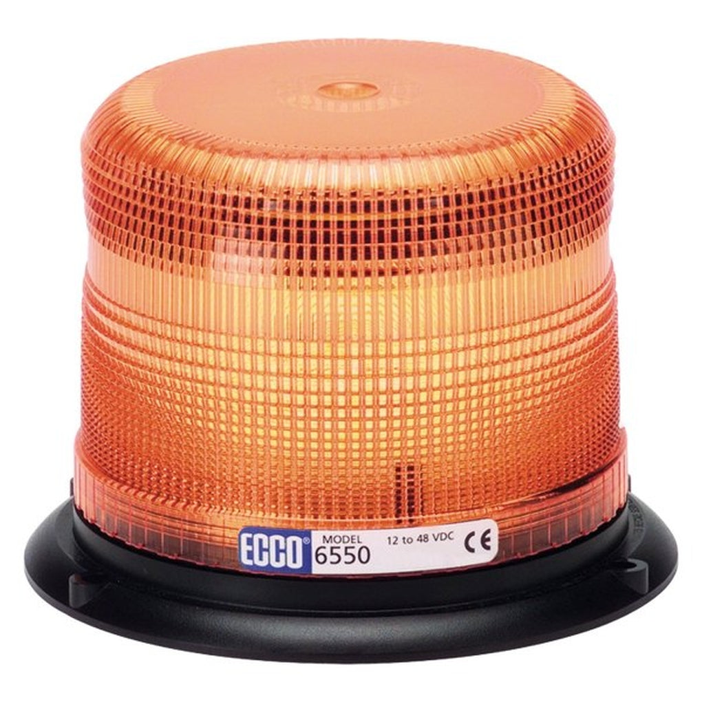 ECCO - 6550A - Strobe, 360, Amber, 12-48 VDC, 7, 10 Joules