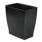 InterDesign - 64772 - Mono Black Plastic Rectangular Wastebasket