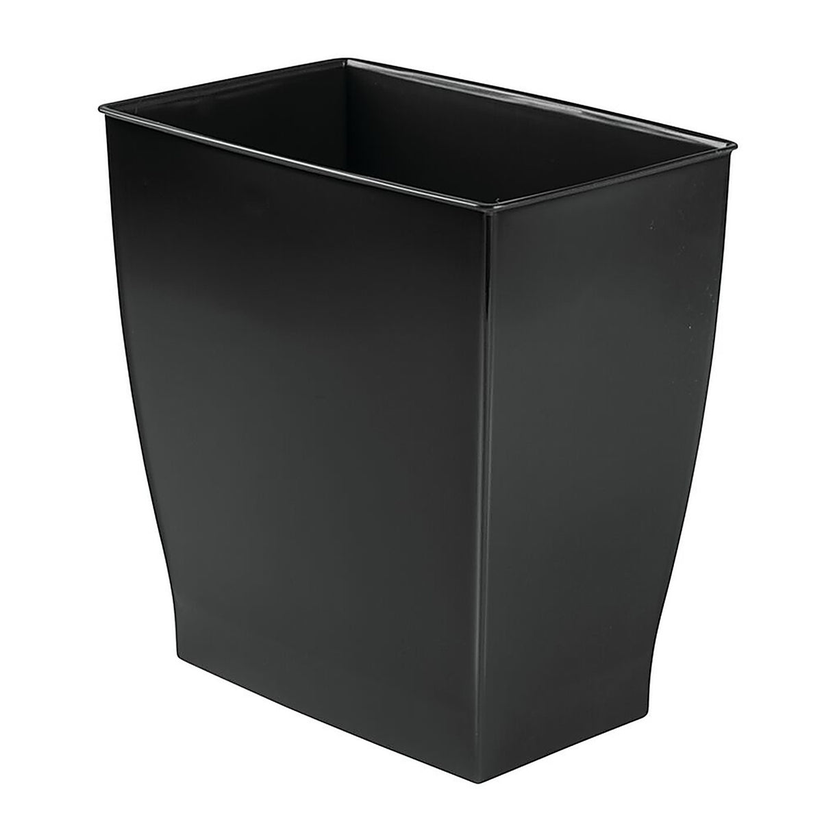 InterDesign - 64772 - Mono Black Plastic Rectangular Wastebasket