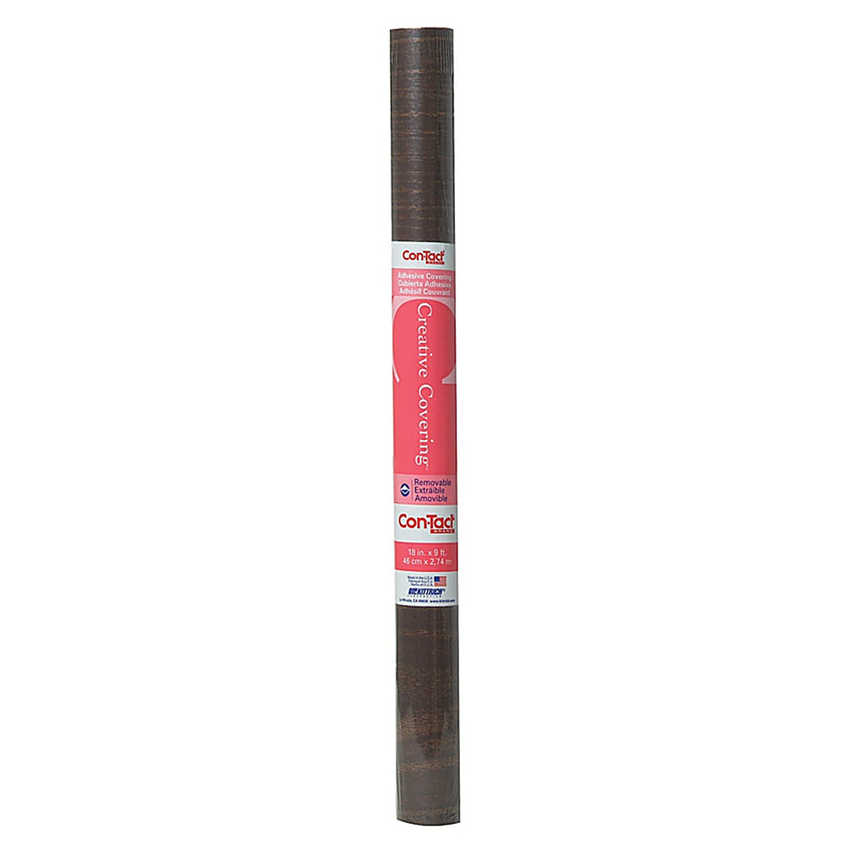 Con-Tact - 09F-C9033-12 - Creative Covering 9 ft. L x 18 in. W Walnut Wood Grain Self-Adhesive Shelf Liner