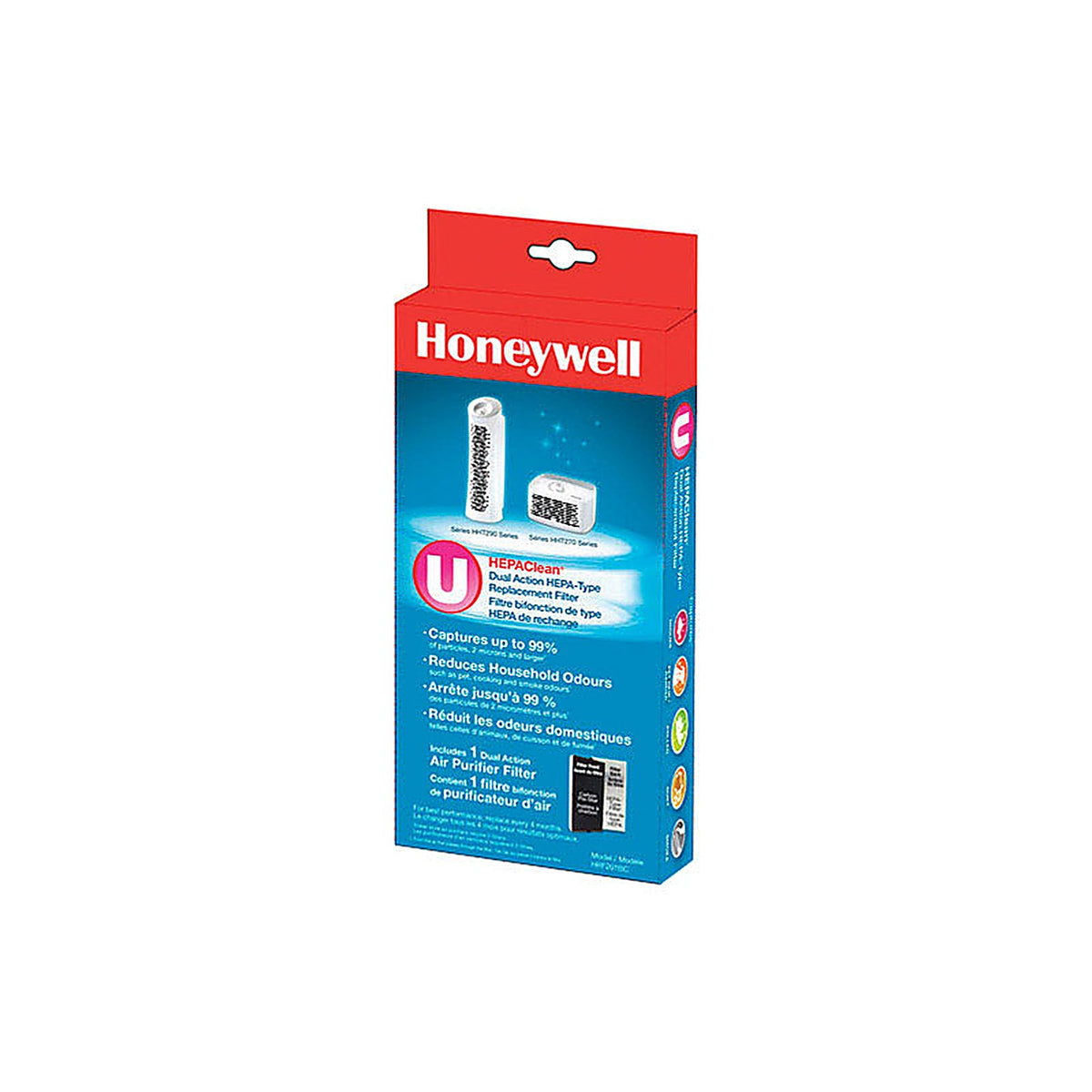 Honeywell - HRF201B - HEPAClean 10.24 in. H X 1.5 in. W Rectangular Air Purifier Filter
