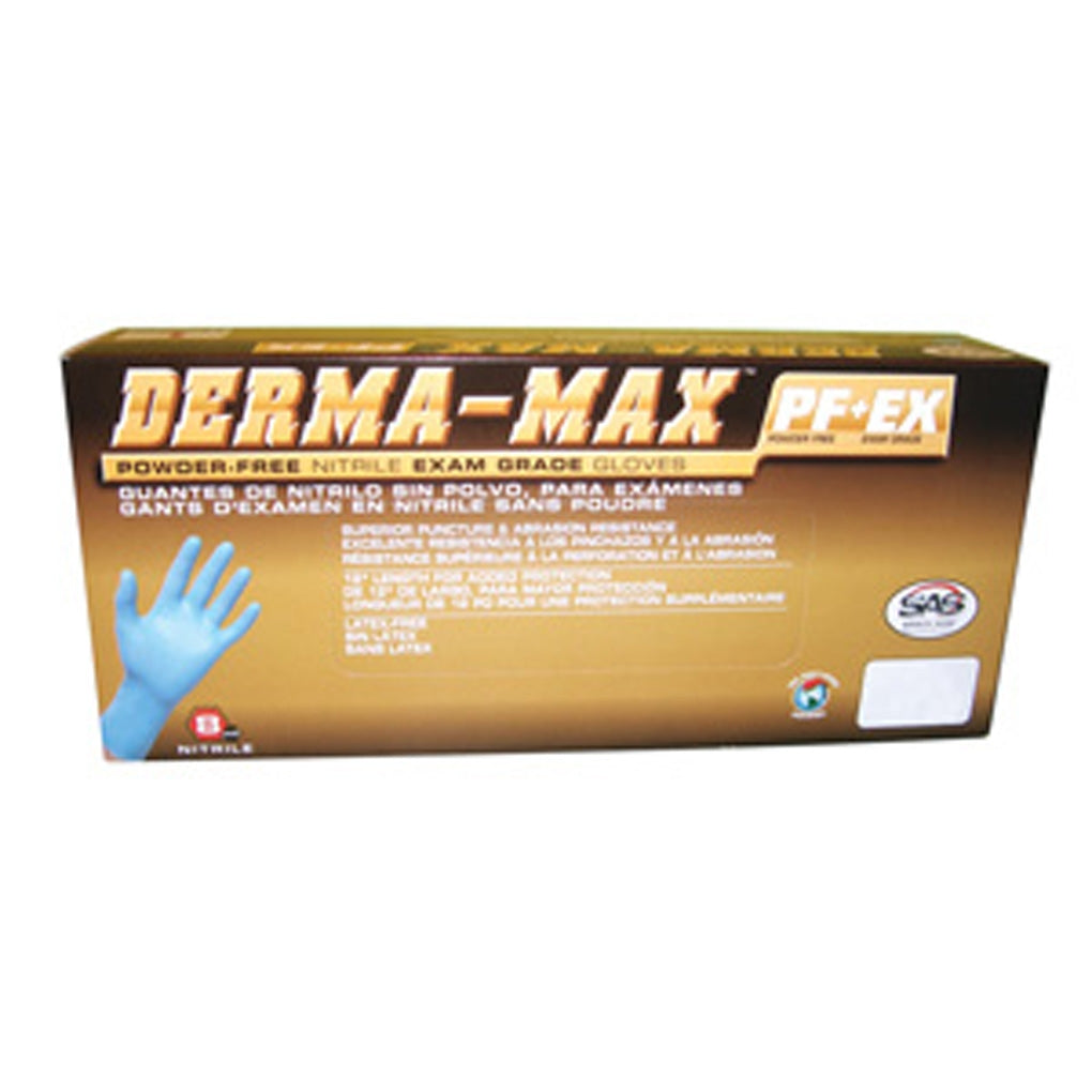 SAS - 6610-40 - Derma-Max Powder-Free Nitrile Glove - 2XL - 50/Pack