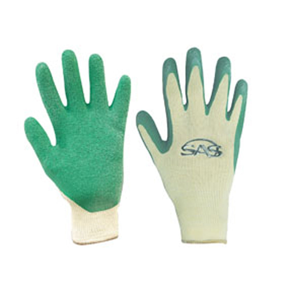 SAS - 6639 - Cotton/Poly Latex Coated Palm Glove - X Large