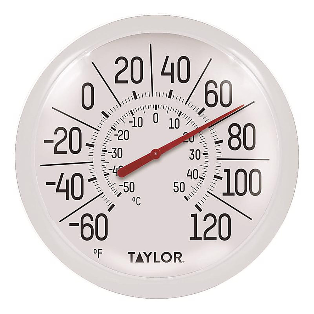 Taylor - 5650 - Dial Thermometer Plastic White