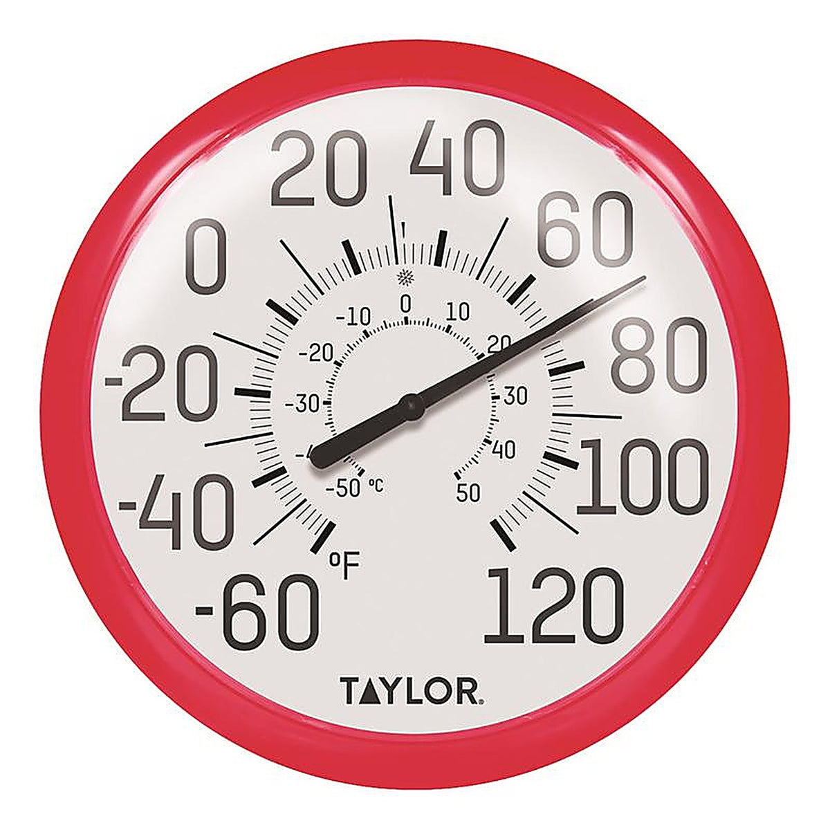 Taylor - 6700RD - Dial Thermometer Plastic Red