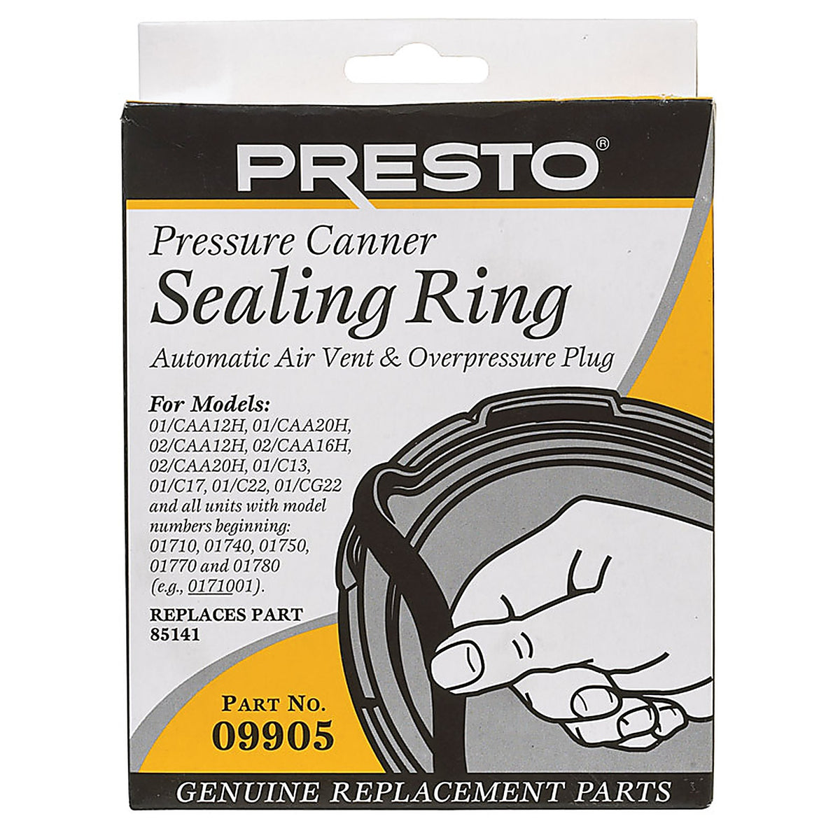 Presto - 09905 - Rubber Pressure Cooker Sealing Ring 22 qt