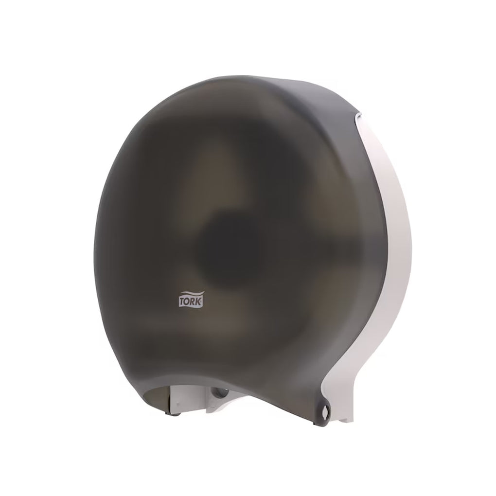 Tork - 66TR - Bath Tissue Jumbo Roll Dispenser, 9 inch Single, Smoke