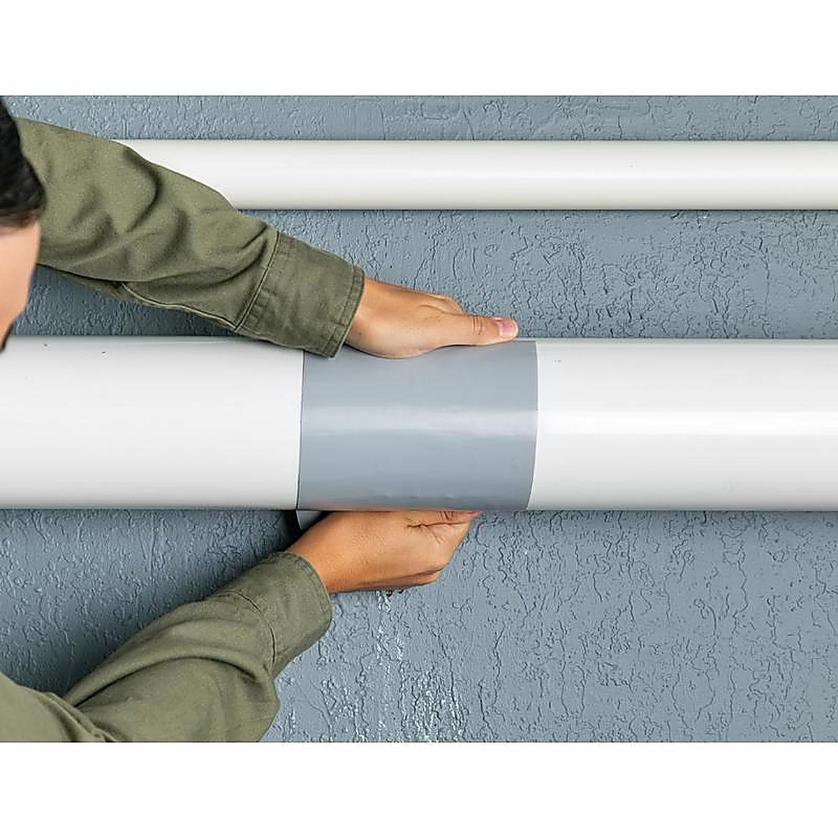 Flex Seal - TFSGRYR0405 - FLEX TAPE 4 in. W X 5 ft. L Gray Waterproof Repair Tape
