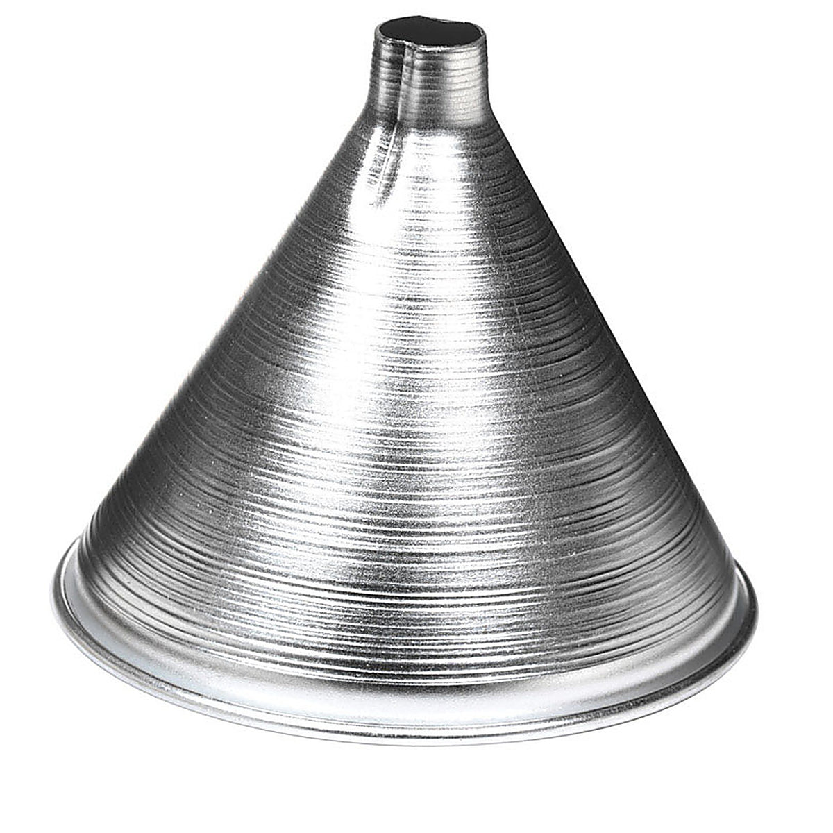 Harold Import - 697 - HIC Silver 4 in. H Aluminum 8 oz. Funnel