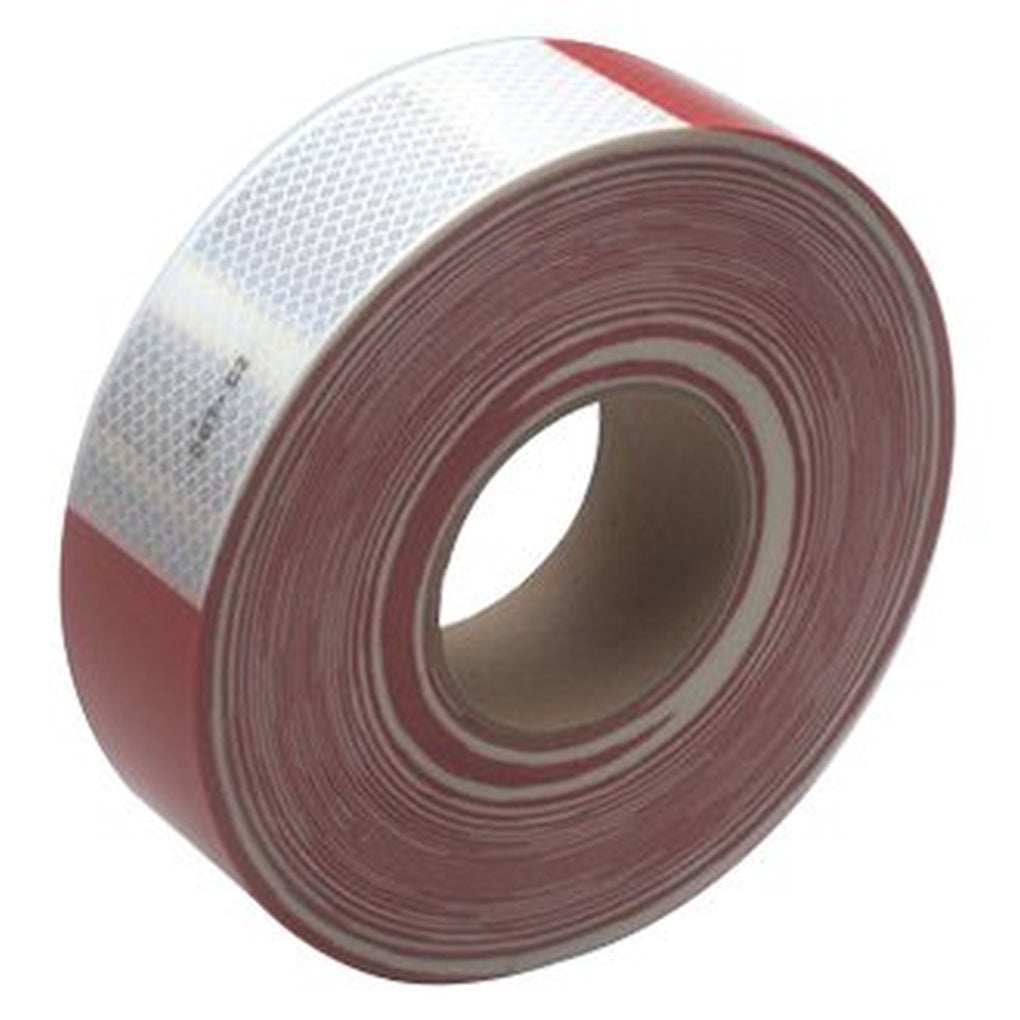 3M - 67535 - Diamond Grade Conspicuity Marking Roll 983-326, red/white bands, 2 in x 150 ft