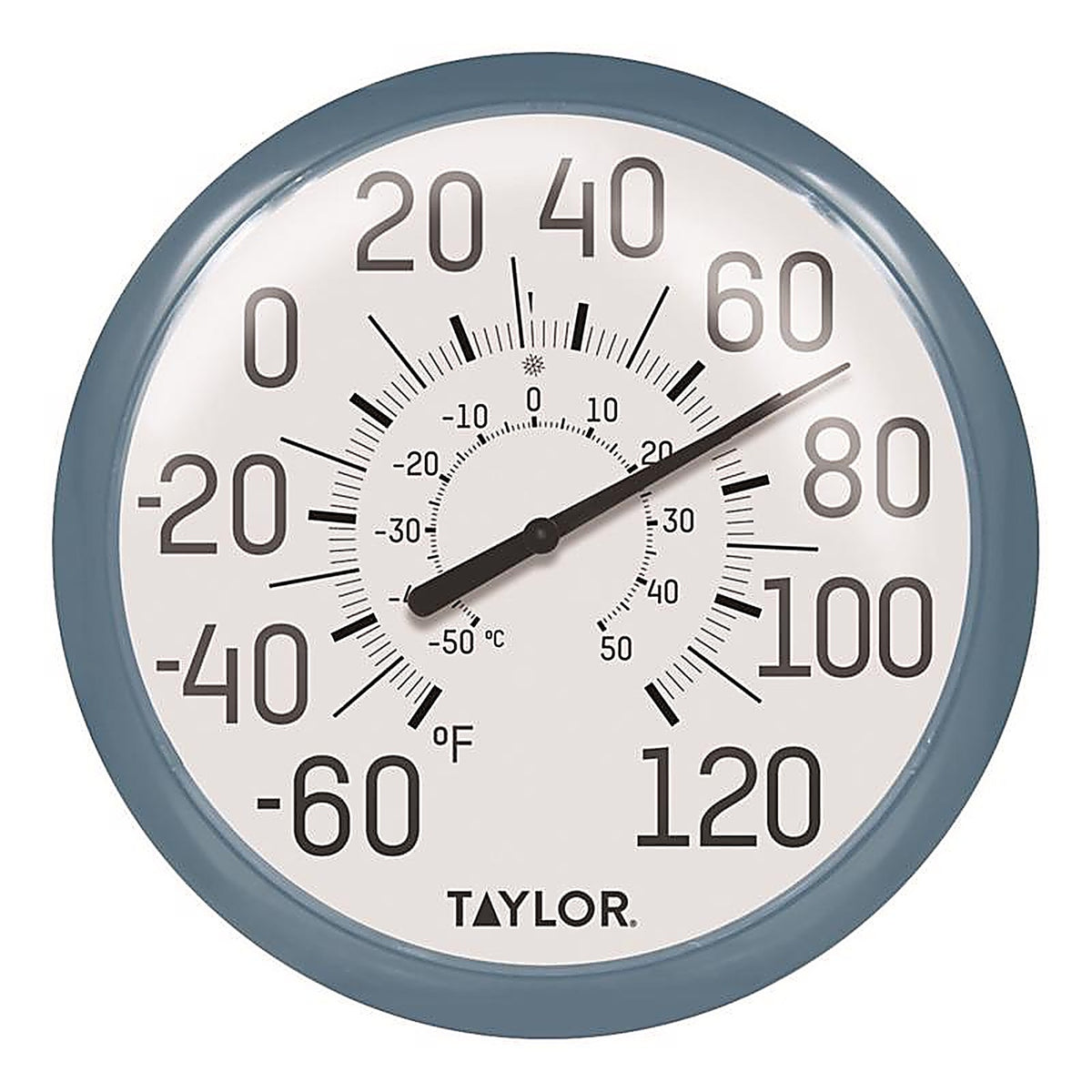 Taylor - 6700TE - Big and Bold Bezel Dial Thermometer Plastic Teal 13.25 in.