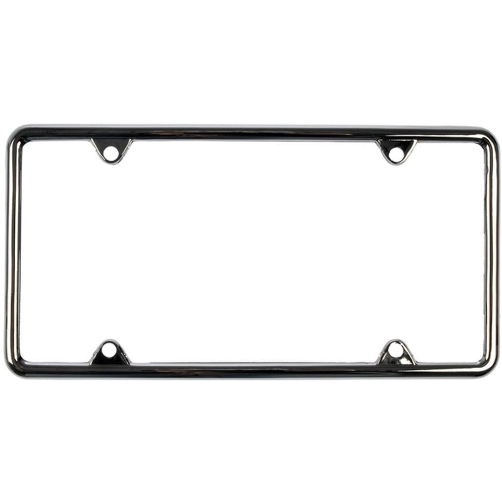 Dorman - 68144 - Universal Metal License Plate Frame Chrome Finish