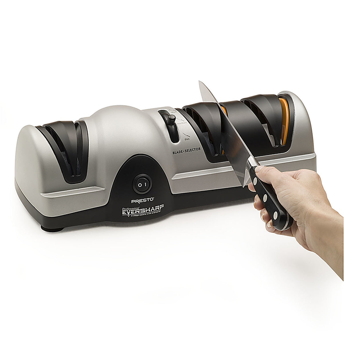 Presto - 08810 - Eversharp Matte Plastic 3 stage Knife Sharpener
