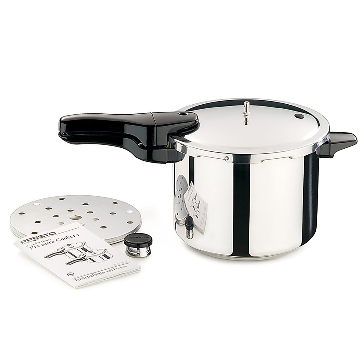 Presto - 01362 - Polished Stainless Steel Pressure Cooker 6 qt