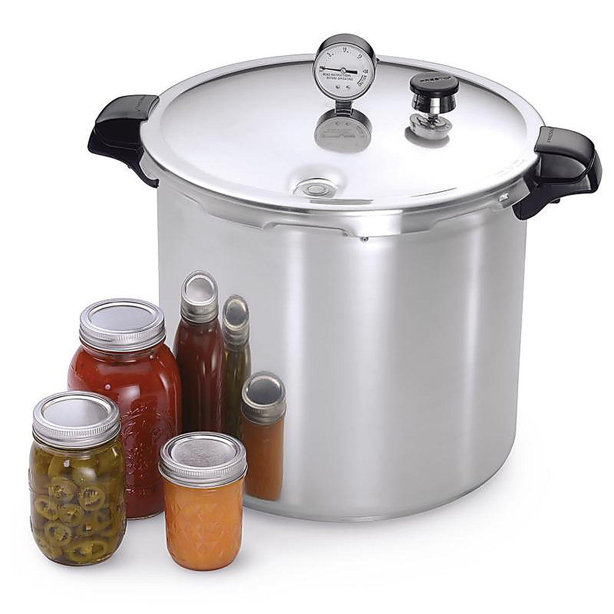 Presto - 01781 - Brushed Aluminum Pressure Cooker and Canner 23 qt