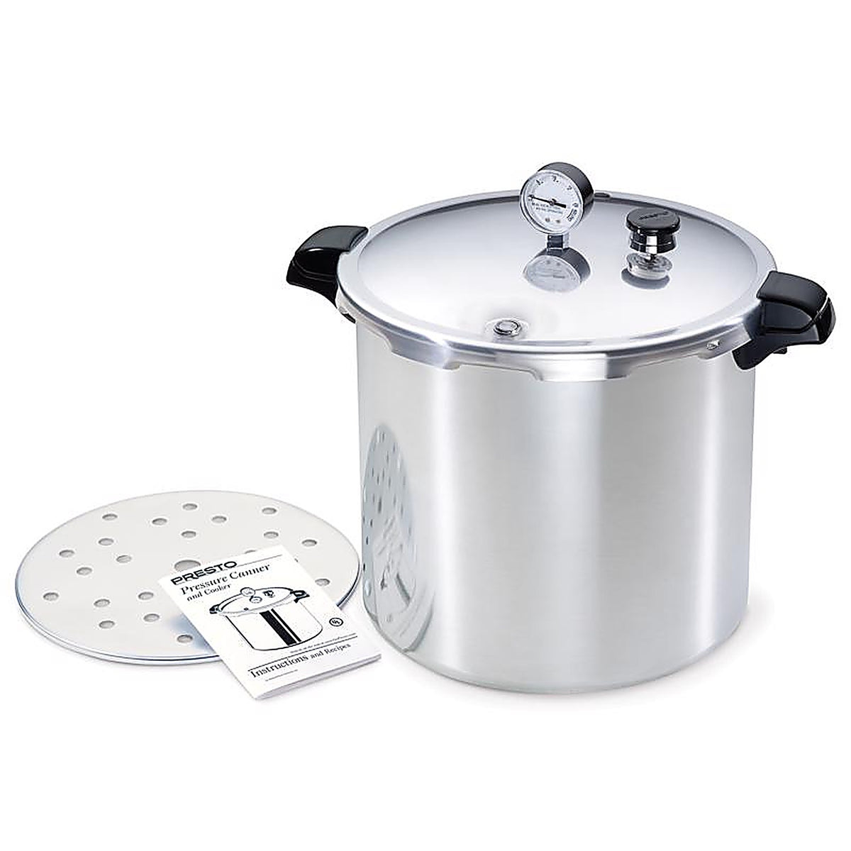 Presto - 01781 - Brushed Aluminum Pressure Cooker and Canner 23 qt