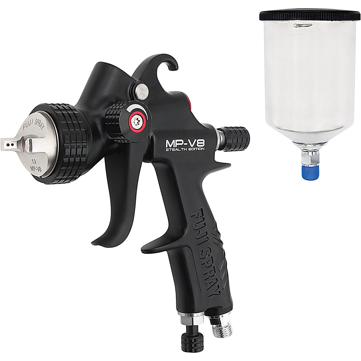 Fujispray - 6876G-MP-V8-A - Spray Gun - Stealth V8 - 600Cc Aluminum Cup 1.3 mm