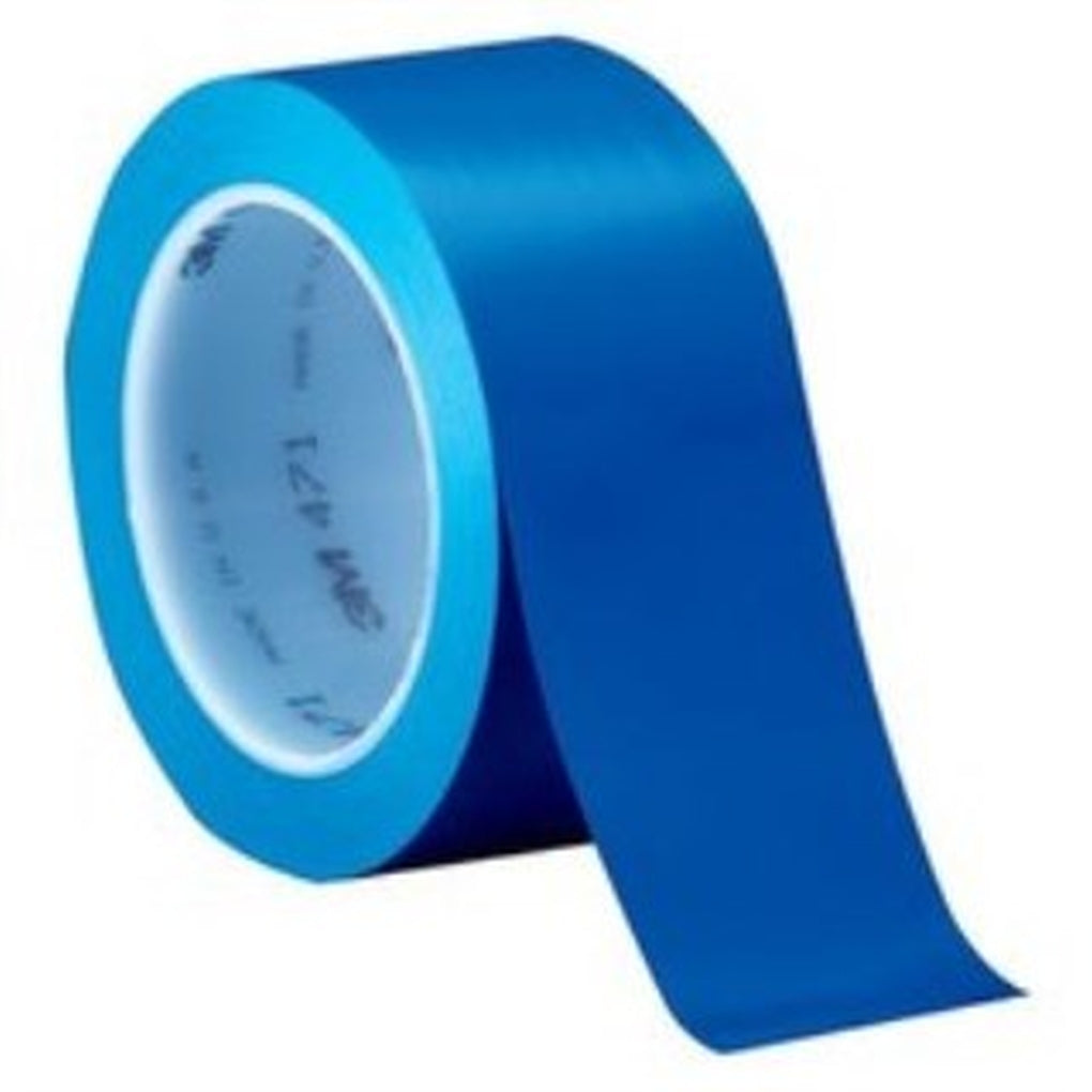 3M - 68845 - 471 IW Vinyl Tape 471 Blue, 1/4 in x 36 yd 5.2 mil - 70006747912