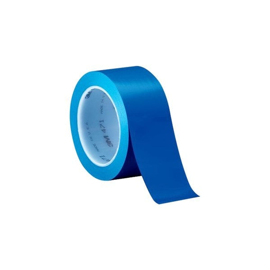 3M - 68845 - 471 IW Vinyl Tape 471 Blue, 1/4 in x 36 yd 5.2 mil - 70006747912