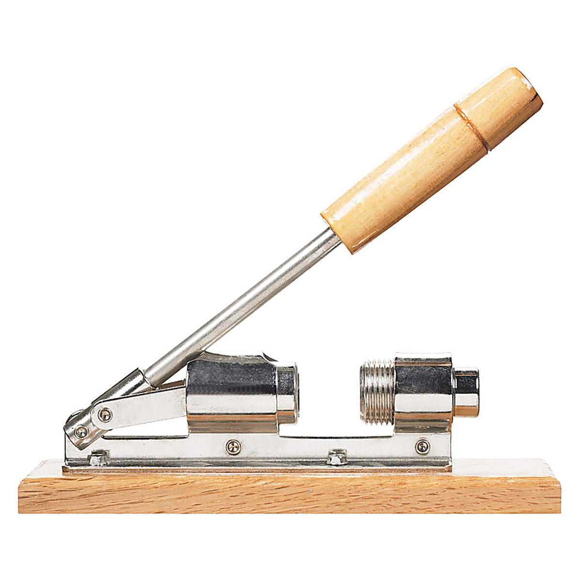 Duke Cannon - 100BP - 8.5 in. W x 9 in. L Silver/Wood Steel Nut Cracker