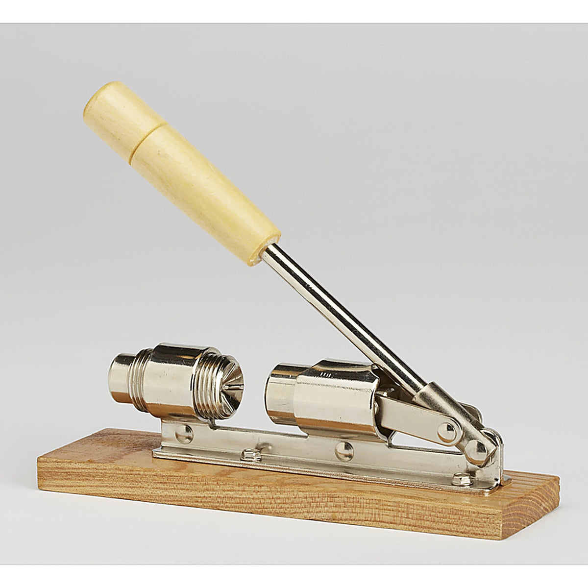 Duke Cannon - 100BP - 8.5 in. W x 9 in. L Silver/Wood Steel Nut Cracker