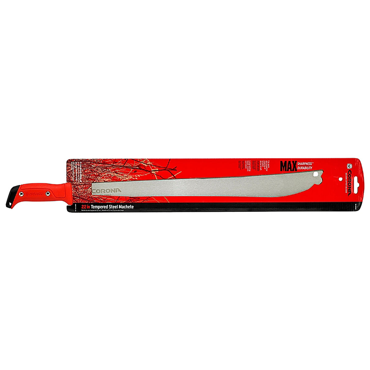 Corona - MA 60062 - ErgoHandle 22 in. Tempered Steel Machete