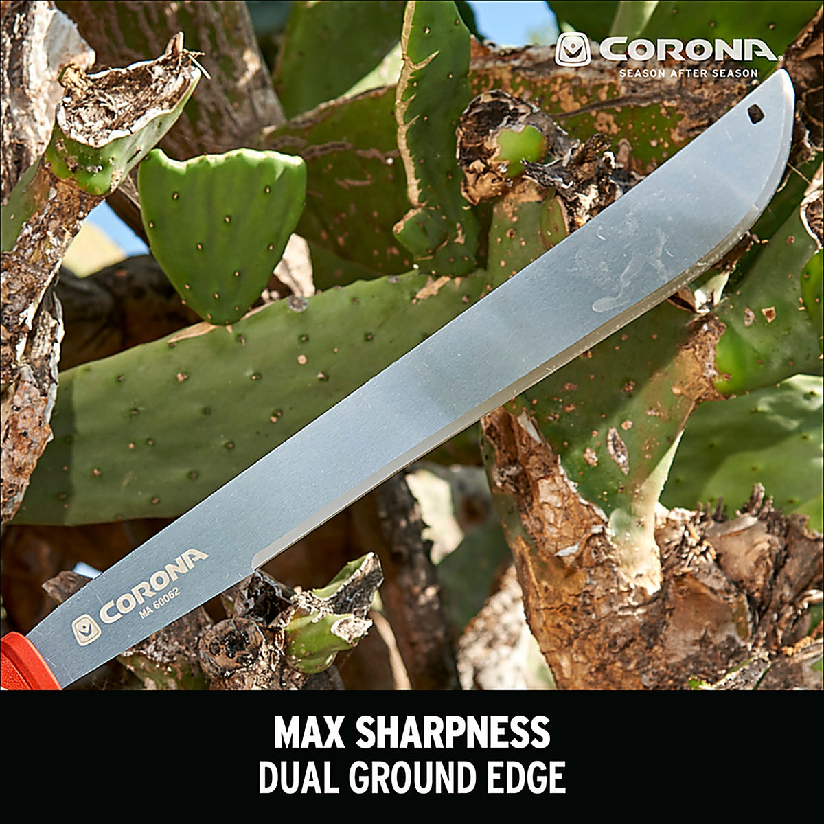 Corona - MA 60062 - ErgoHandle 22 in. Tempered Steel Machete