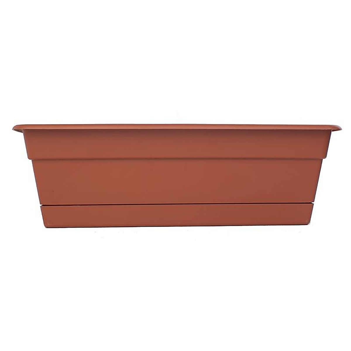 Bloem - DCBT18-46 - 5.75 in. H x 18 in. W x 7.5 in. D Plastic Window Box Terracotta