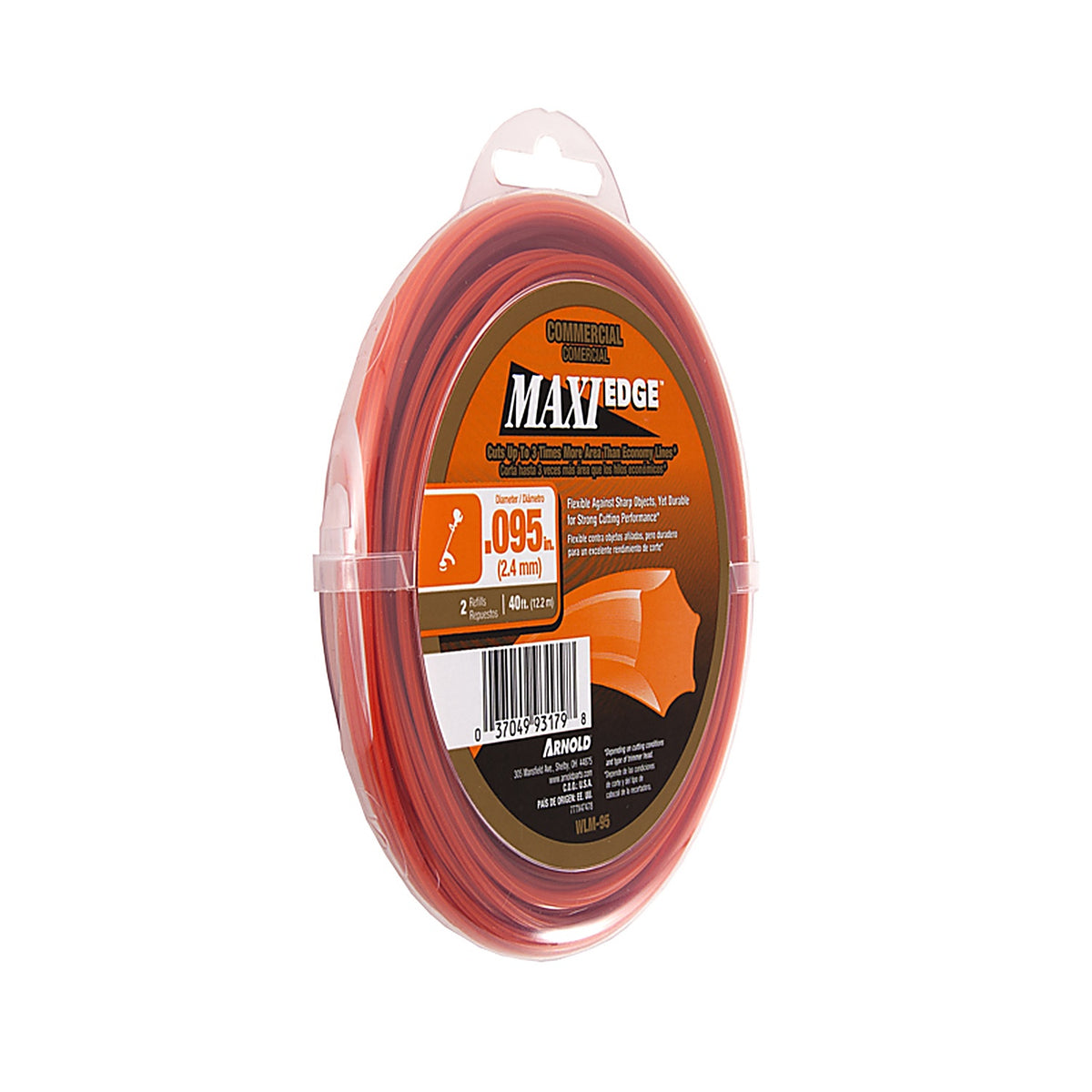 Arnold - WLM-95 - Maxi Edge Commercial Grade .095 in. D X 40 ft. L Trimmer Line