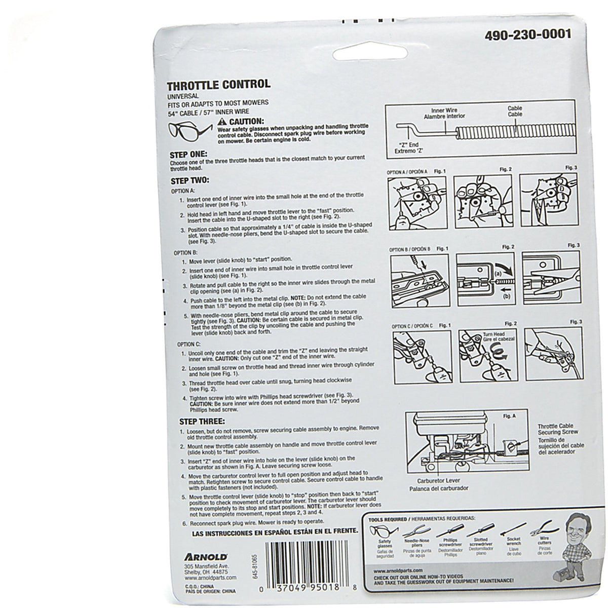 Arnold - 490-230-0001 - Throttle Control 1 pk
