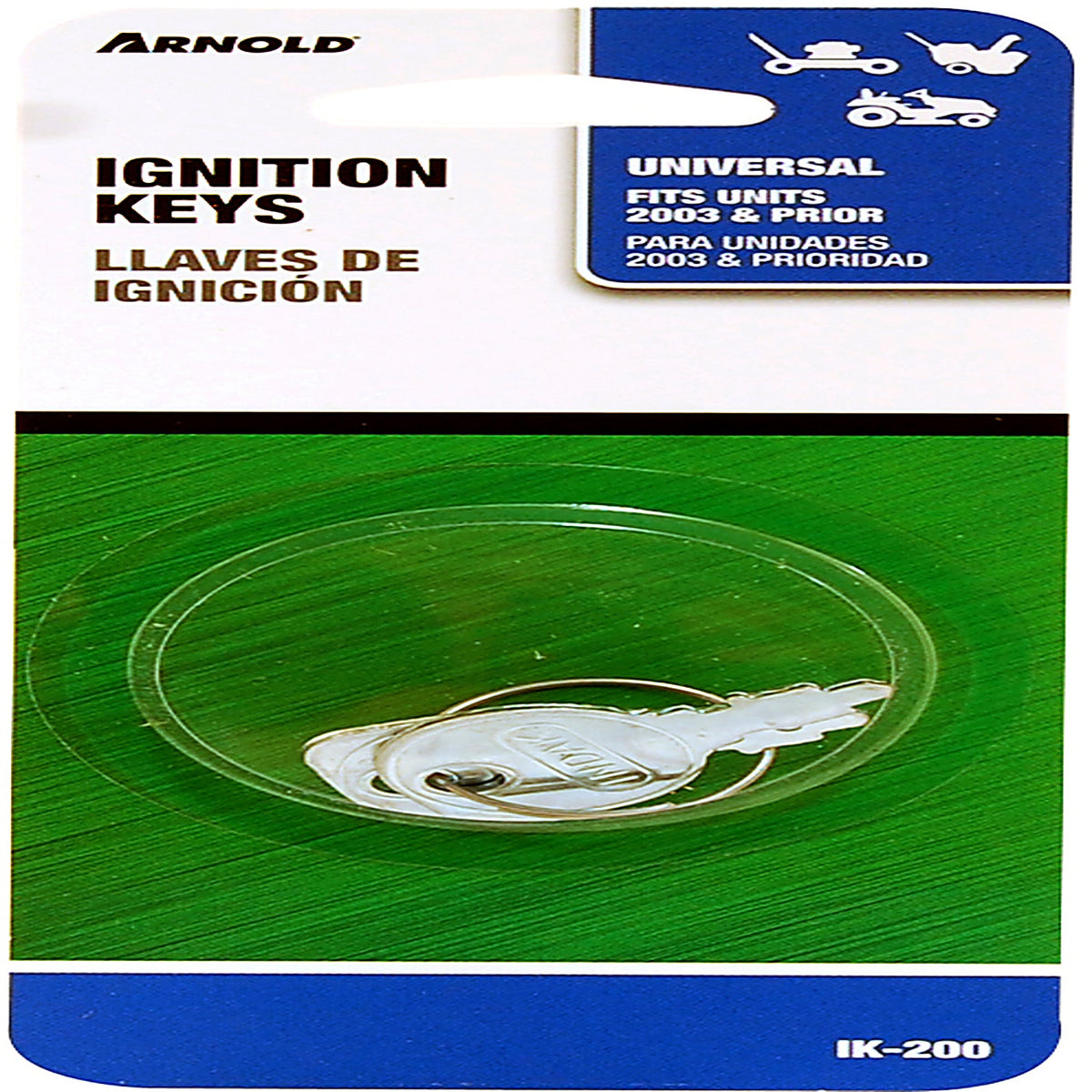 Arnold - IK-200 - Lawn Mower/Tractor Ignition Key 2 pk