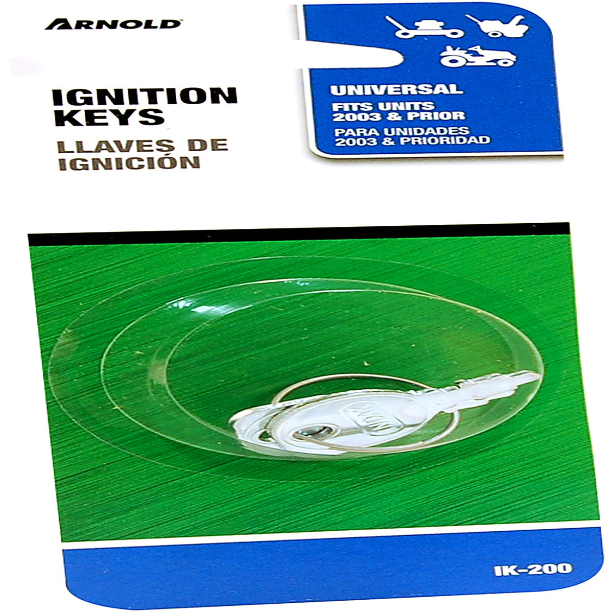Arnold - IK-200 - Lawn Mower/Tractor Ignition Key 2 pk