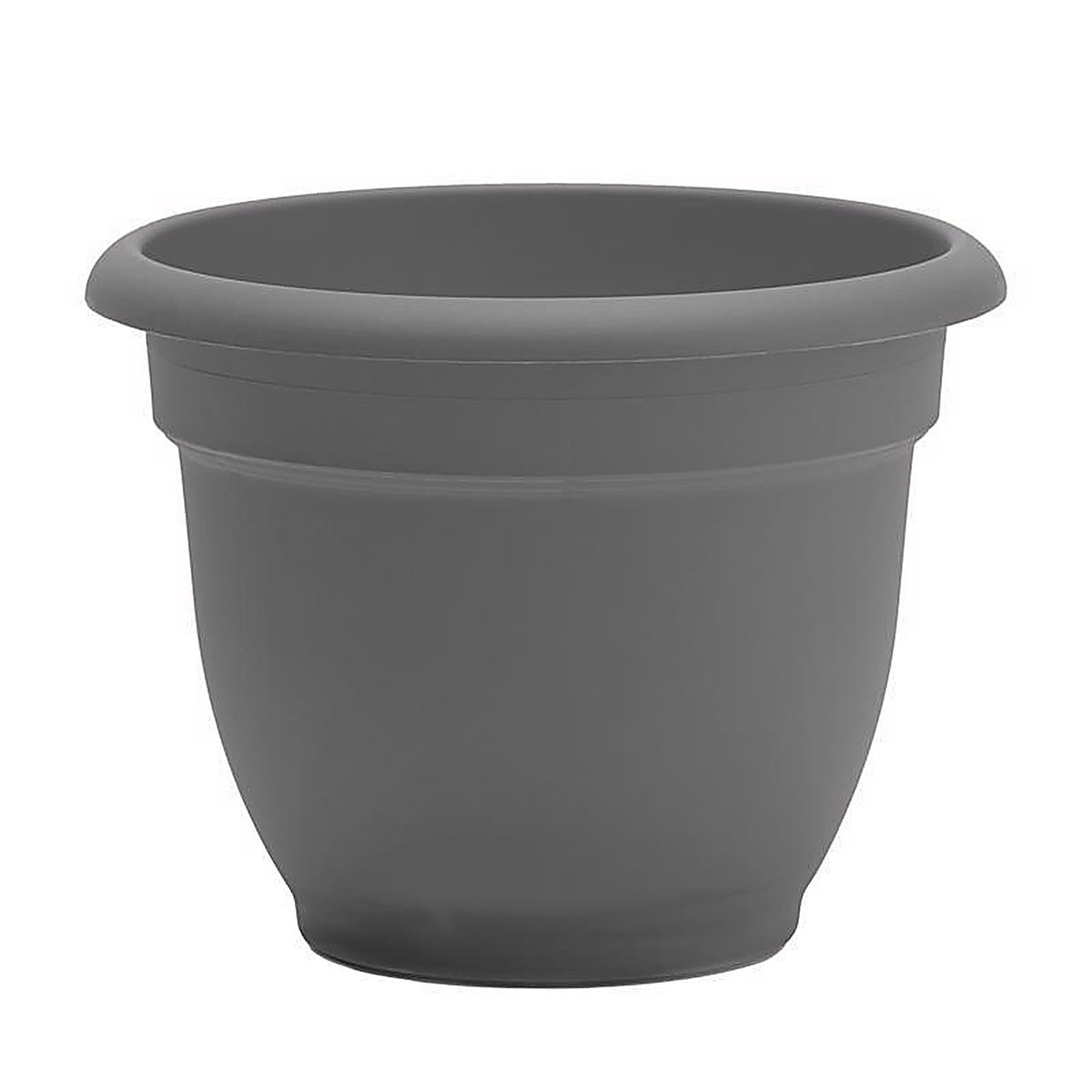 Bloem - AP06908 - 6 in. Dia. Polyresin Ariana Planter Charcoal