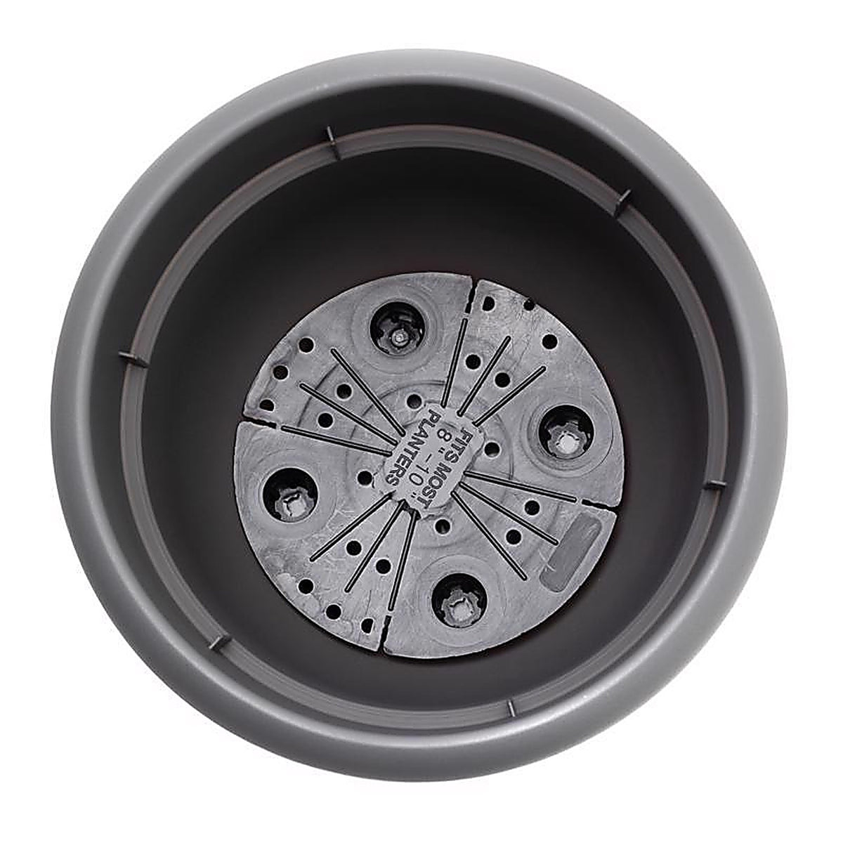 Bloem - AP06908 - 6 in. Dia. Polyresin Ariana Planter Charcoal