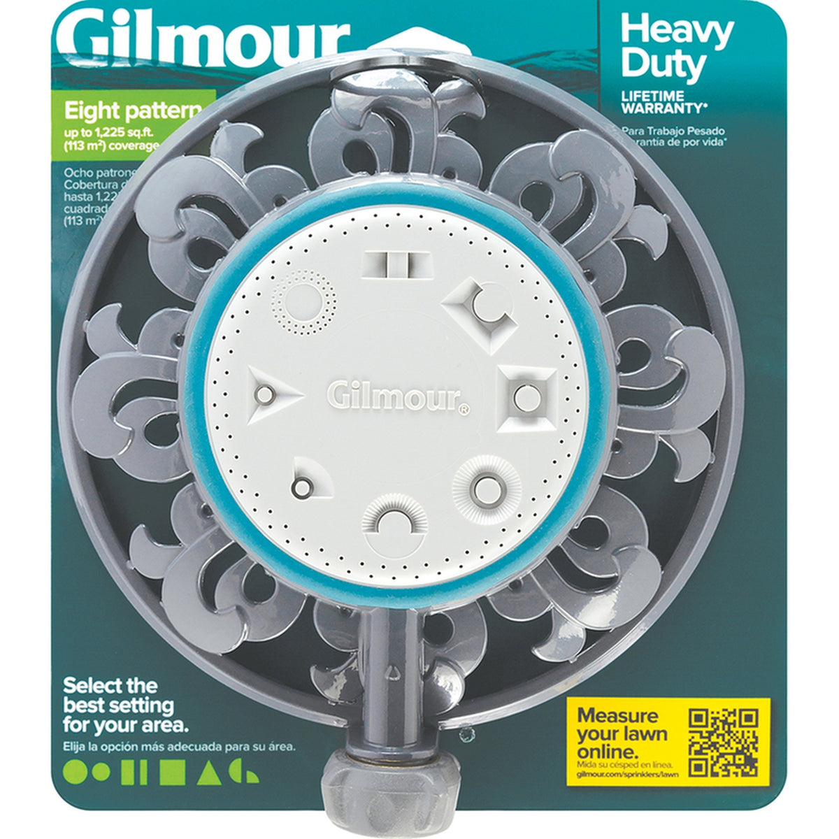 Gilmour - 859563-4001 - Ring Base Multi-Pattern Sprinkler