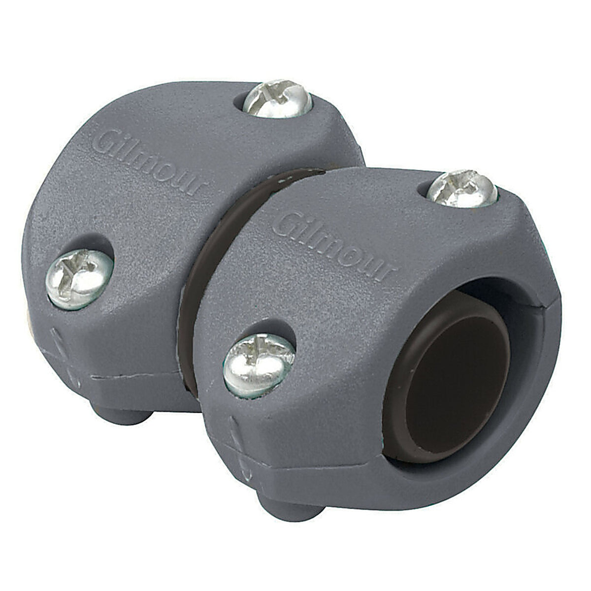 Fiskars - 801024-1002 - Light Duty 5/8 in. x 3/4 in. Plastic Threaded Male/Female Hose Mender Clamp
