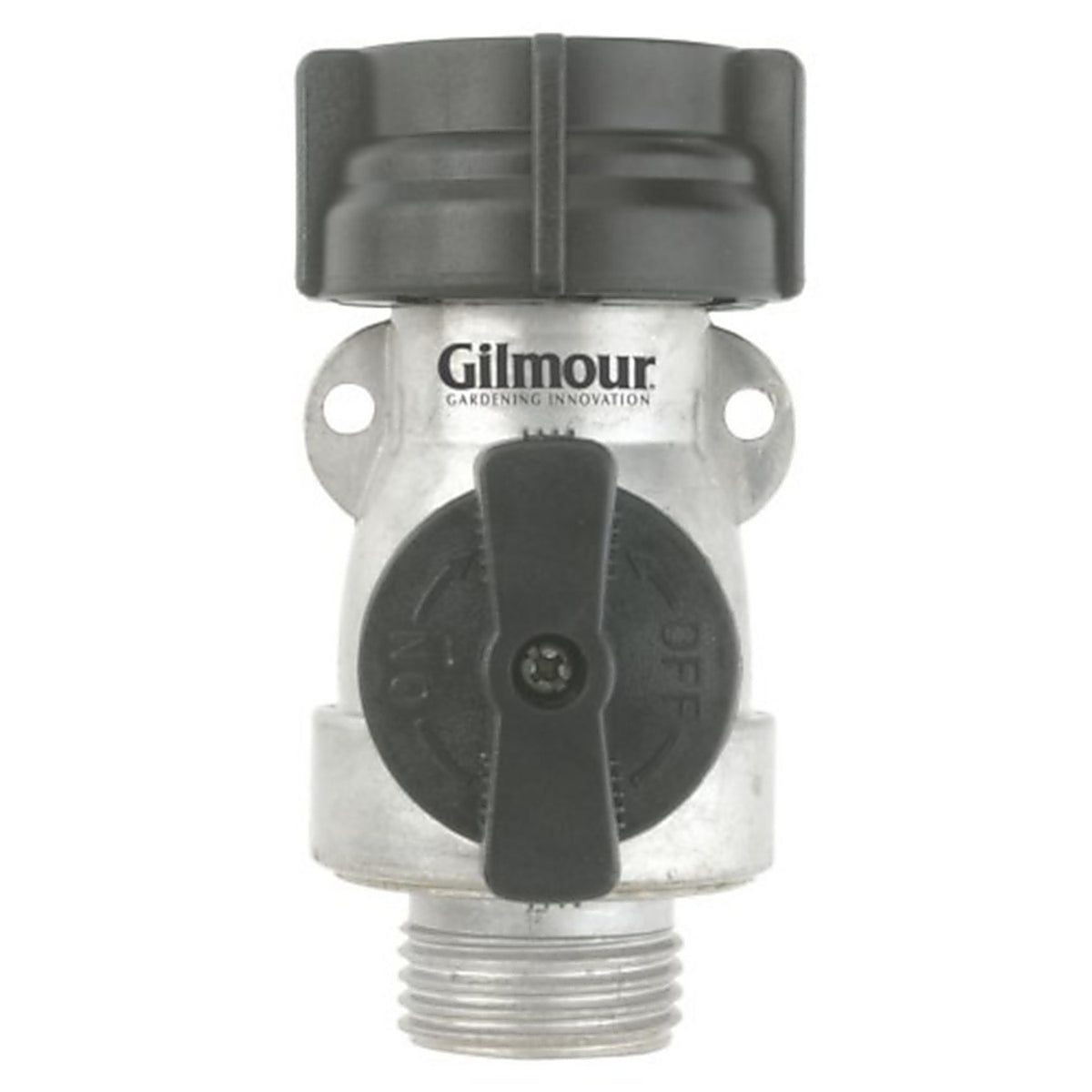 Fiskars - 801074-1001 - 6 in. Aluminum Threaded 2 Male/1 Female Single Shut-Off Valve