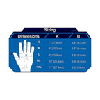 GE - GG215MC - Unisex Dipped Gloves Black/Blue M 1 pair