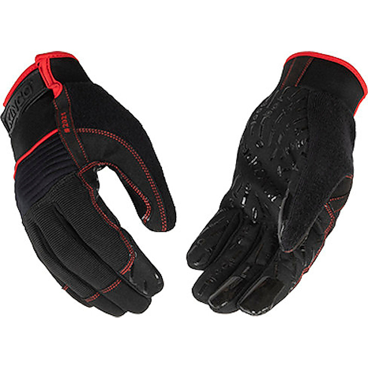 Kinco - 2021-M - Handler Men's Indoor/Outdoor Pull-Strap Work Gloves Black M 1 pair